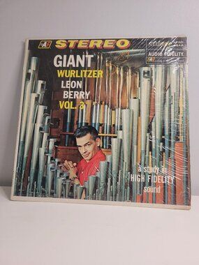 Vintage Audio Fidelity stereo LP featuring performances on the Giant Wurlitzer